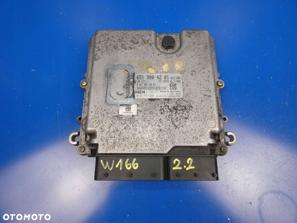 MERCEDES ML W166 2.2 CDI KOMPUTER STEROWIK SILNIKA ECU - 1
