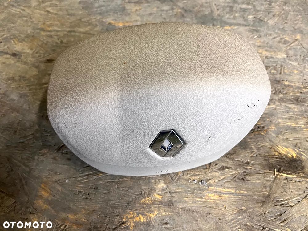 RENAULT MEGANE III SCENIC III AIRBAG PODUSZKA POWIETRZNA KIEROWCY DWIE KOSTKI JASNA 985100009R - 2