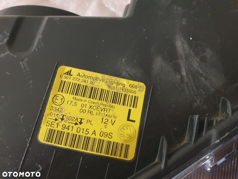 Lampa xenon lewa prawa Skoda Octavia III Europa skrętna - 4