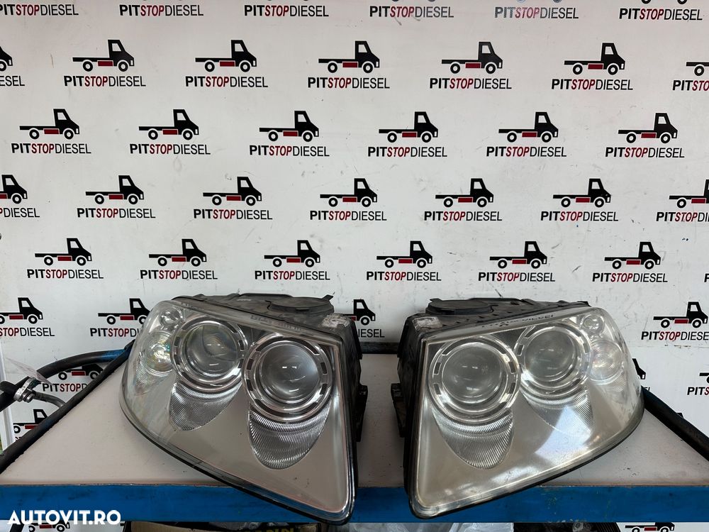 Far stanga dreapta VW- Volkswagen Touareg 7L R5 Xenon 2003 2004 2005 2006 2007 - 1