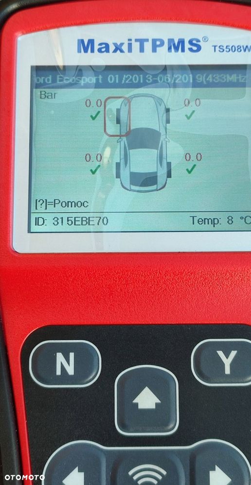 Czujniki Ciśnieni Oryg. Ford EcoSport DR3V-1A180-BA BB5T-1A150-AA Komplet - 7