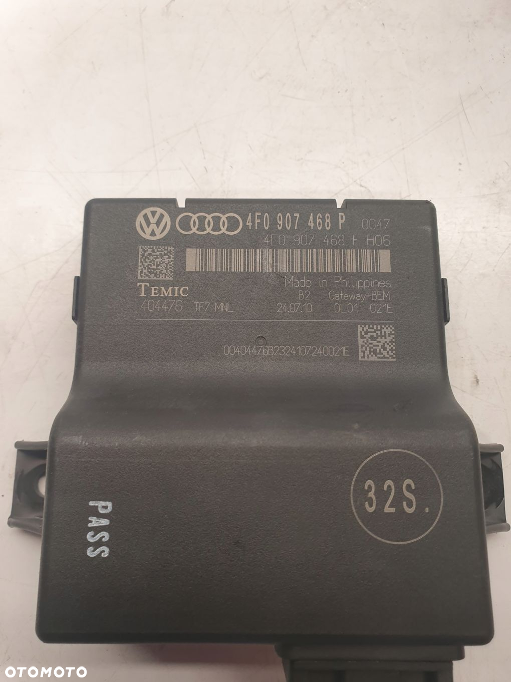 MODUŁ STEROWNIK GATEWAY AUDI A6 C6 4F0907468P - 2