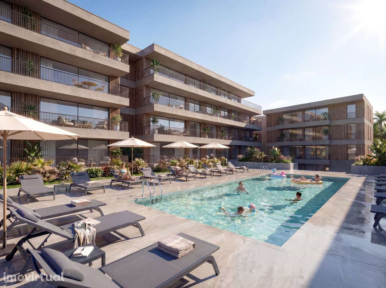 Apartamento T1 Novo em condomínio fechado - Jardins da Feira - Grande imagem: 4/7