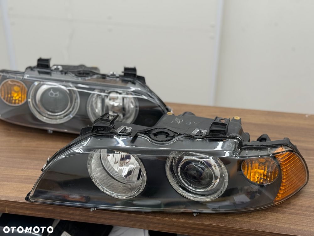 Lampy przednie komplet xenon Bmw e39 lift po regeneracji wyczyszczone odbłyśniki nowe regulatory nowe - 7