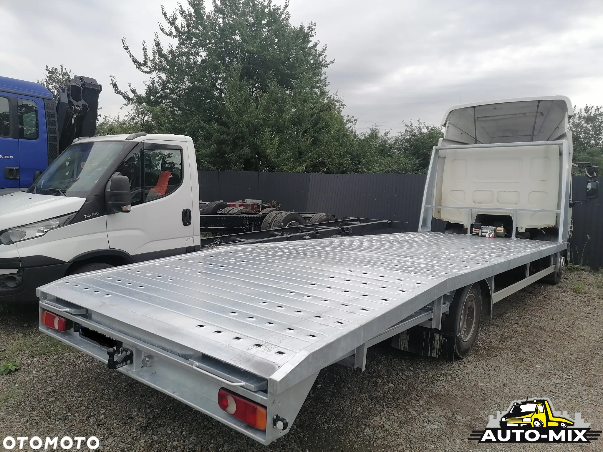 MAN auto laweta pomoc drogowa, przewóz pojazdów nowy najazd stalowy - 4