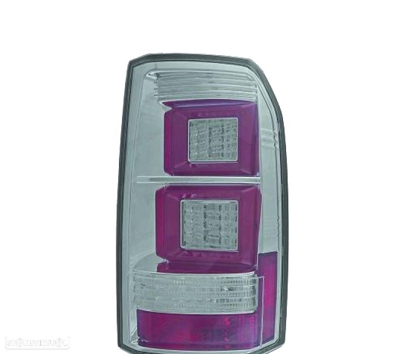 FAROLINS TRASEIROS LED PARA LAND ROVER DISCOVERY 04-13 FUMADOS - 1