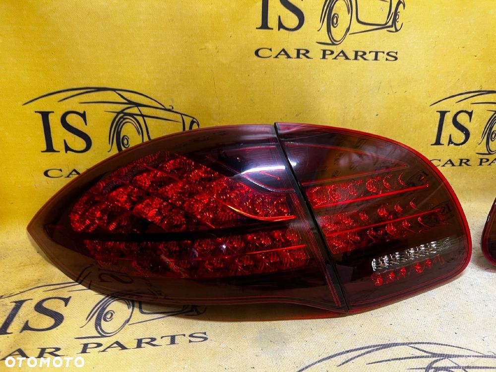 KOMPLET LAMPA LAMPY TYŁ LED LEWA PRAWA PORSCHE CAYENNE II 7P5 GTS USA - 2