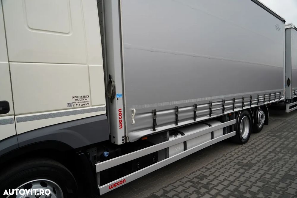 DAF XF 480 / COMBINAȚIE TANDEM / SSC / PUNTE RIDICATĂ / REMORCA WECON / SAF / - 8