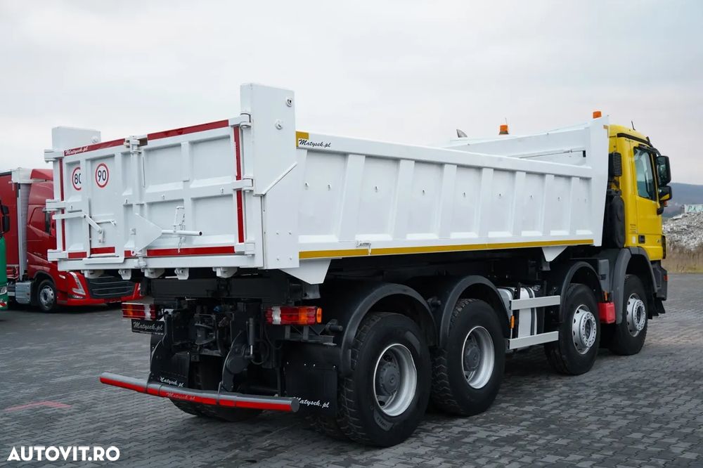 Mercedes-Benz ACTROS 4141 / 8x4 / CAROSERIE INTERSCHIMBABILĂ BDF / BASCULĂ BĂTĂȚI / BANCĂ HIDRODOXICĂ / CLAPETĂ HIDRODOXICĂ / EPS + AMBREIAJ - 15