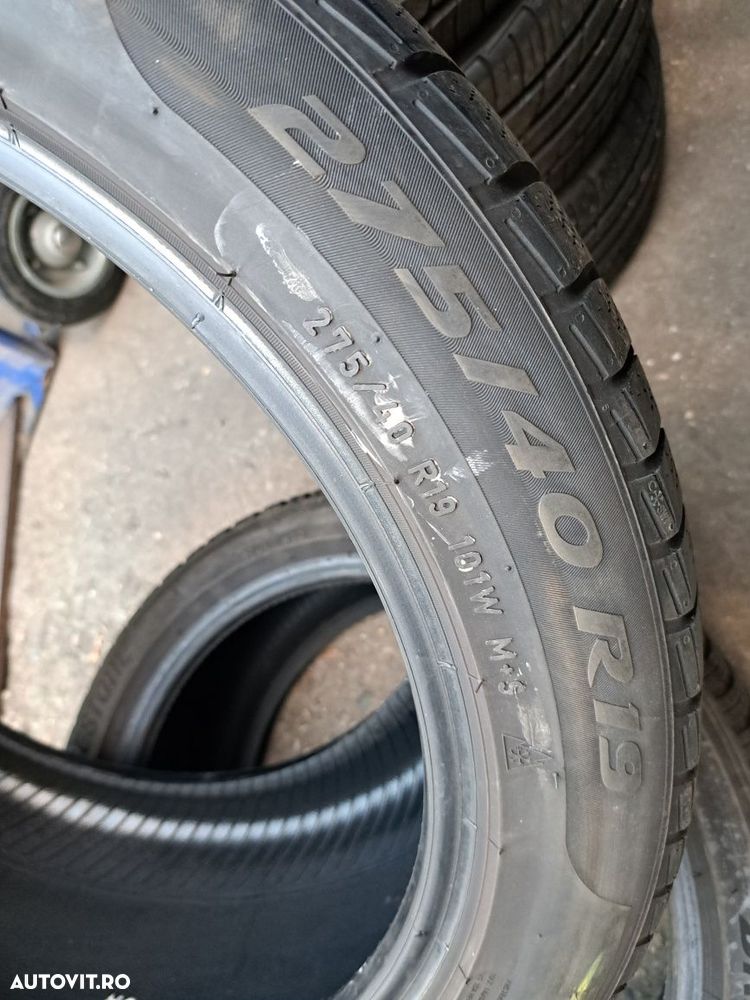 2 Anvelope desperecheate 275/40 R19 Pirelii iarna și de vara - 9