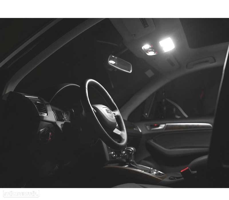 KIT COMPLETO DE 23 LÂMPADAS LED INTERIOR PARA AUDI Q5 2009-2016 - 2
