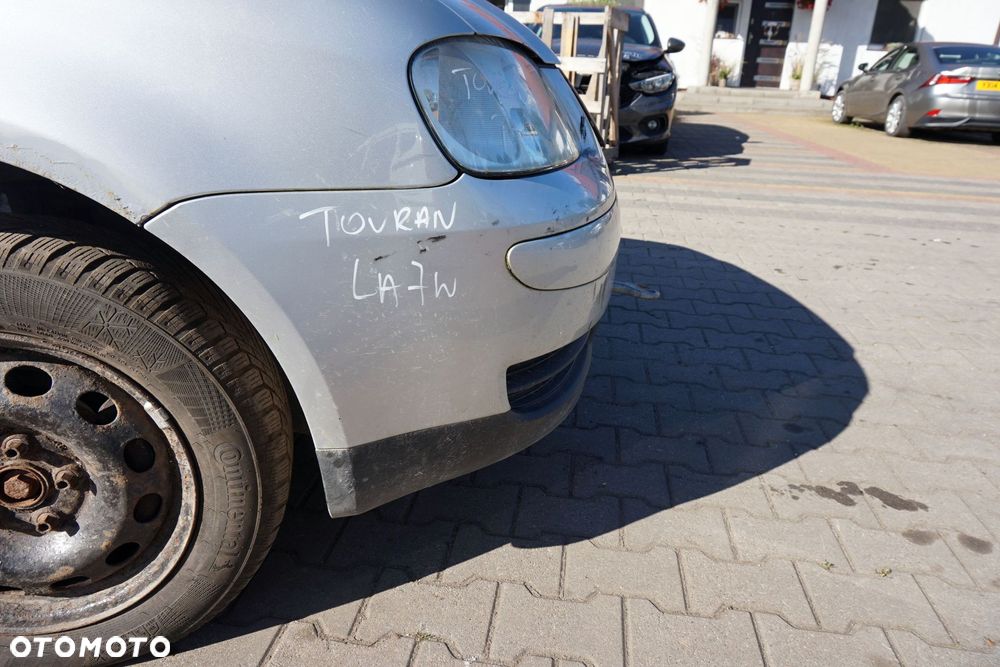MASKA ZDERZAK BŁOTNIKI LAMPY TOURAN I 1T LA7W  VOLKSWAGEN 2003-2006 SREBRNY PRZÓD KOMPLETNY - 11