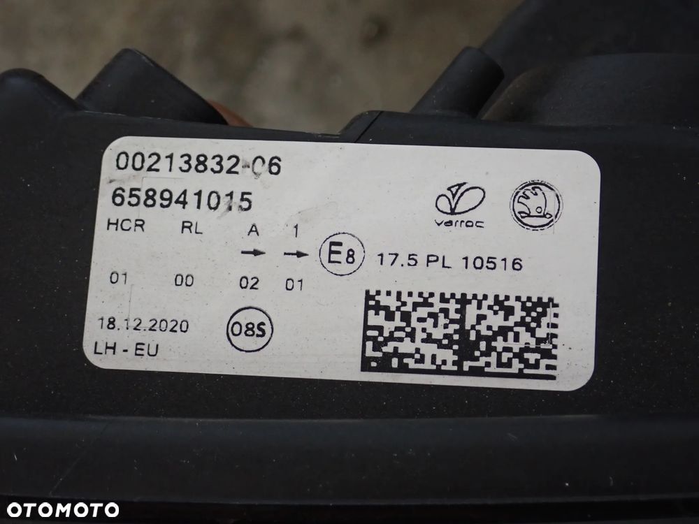 SKODA KAMIQ LAMPA LEWY PRZÓD 0021383206 - 3