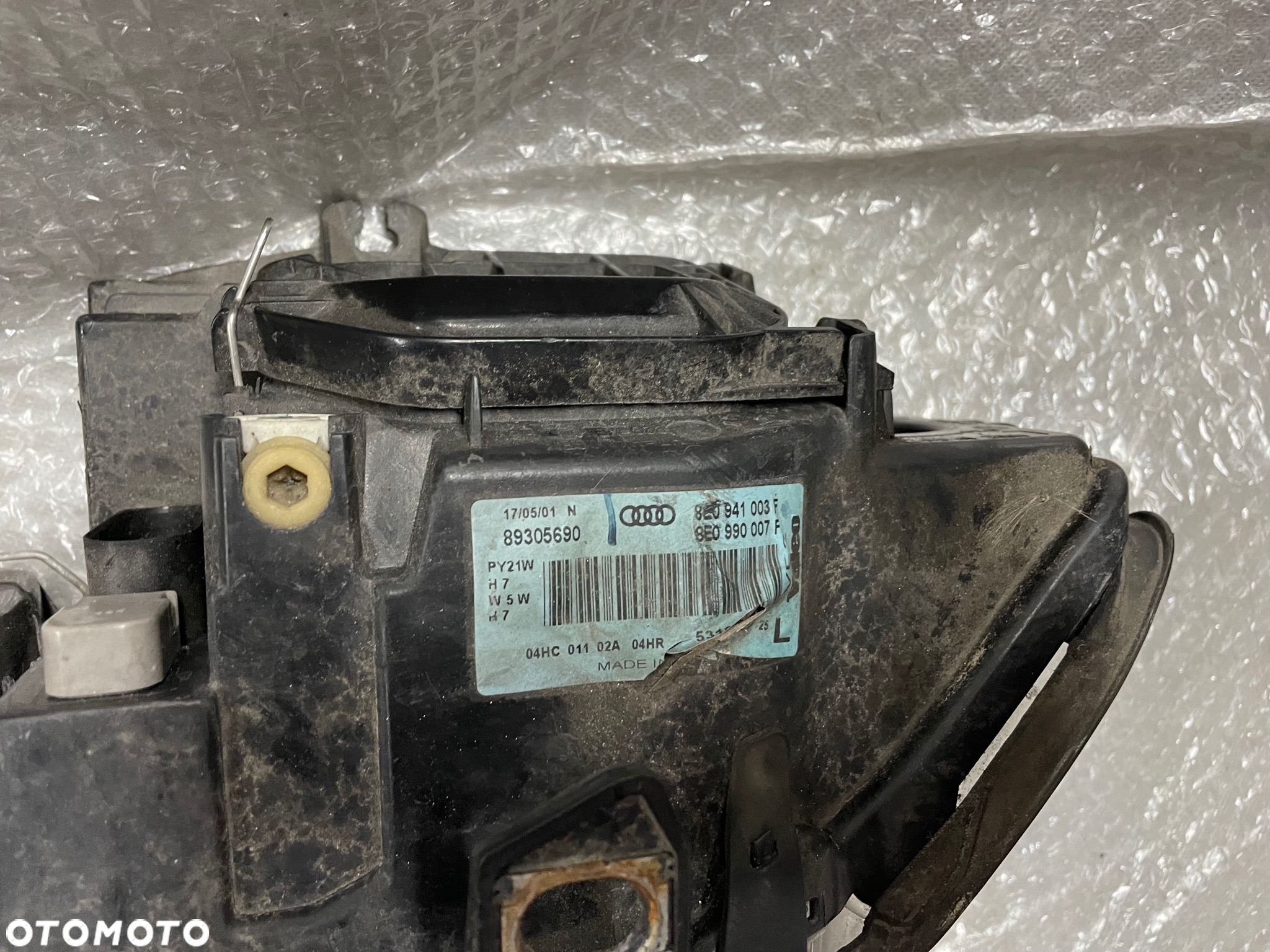 LAMPY PRZÓD LEWA PRAWA KOMPLET AUDI A4 B6 8E0 8E0941003F 8E0941004F - 10