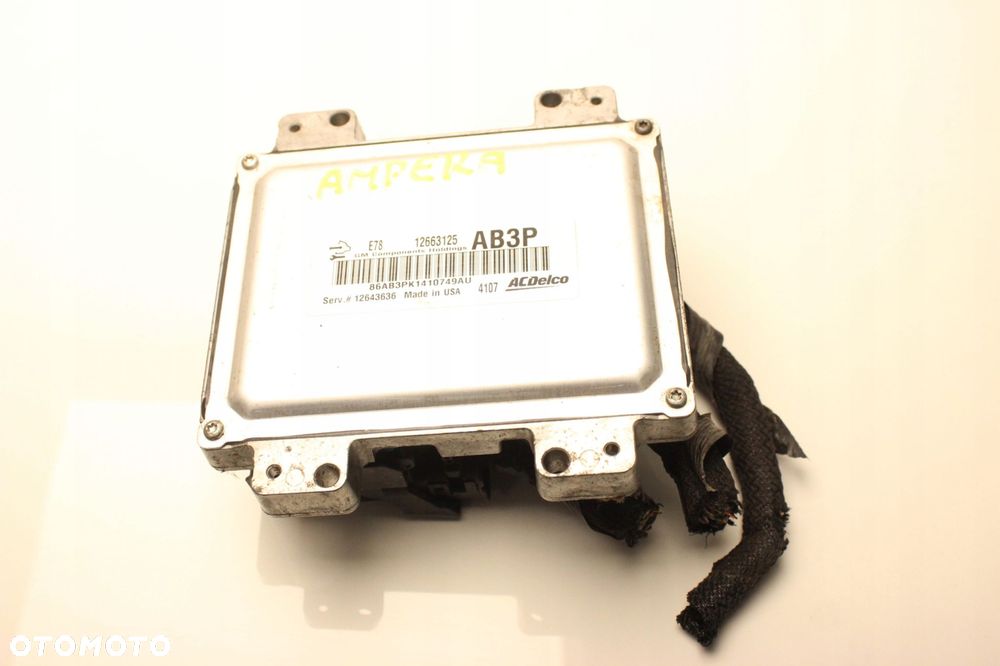 OPEL AMPERA KOMPUTER STEROWNIK SILNIKA 12663125 AB3P - 1