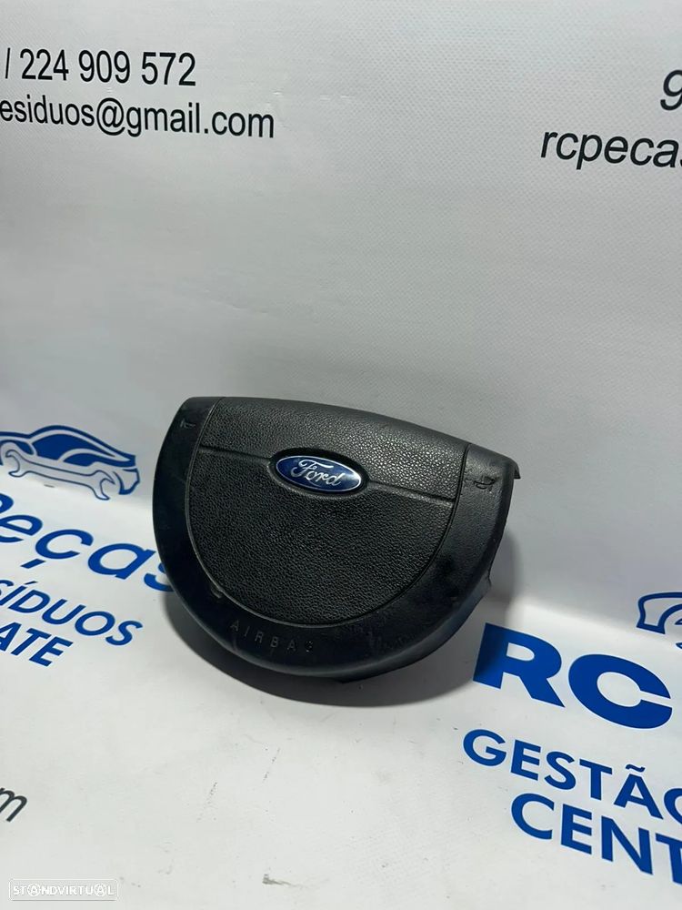 .Airbag Volante Guiador Original Ford Fiesta 5 MK5 2S6AA042B85ALZHHD 2002 - 2008 - 3