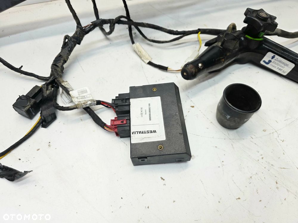 HAK HOLOWNICZY WYPINANY + MODUŁ + KLUCZYK WESTFAILA AUDI Q7 4L 4L0092155 - 6