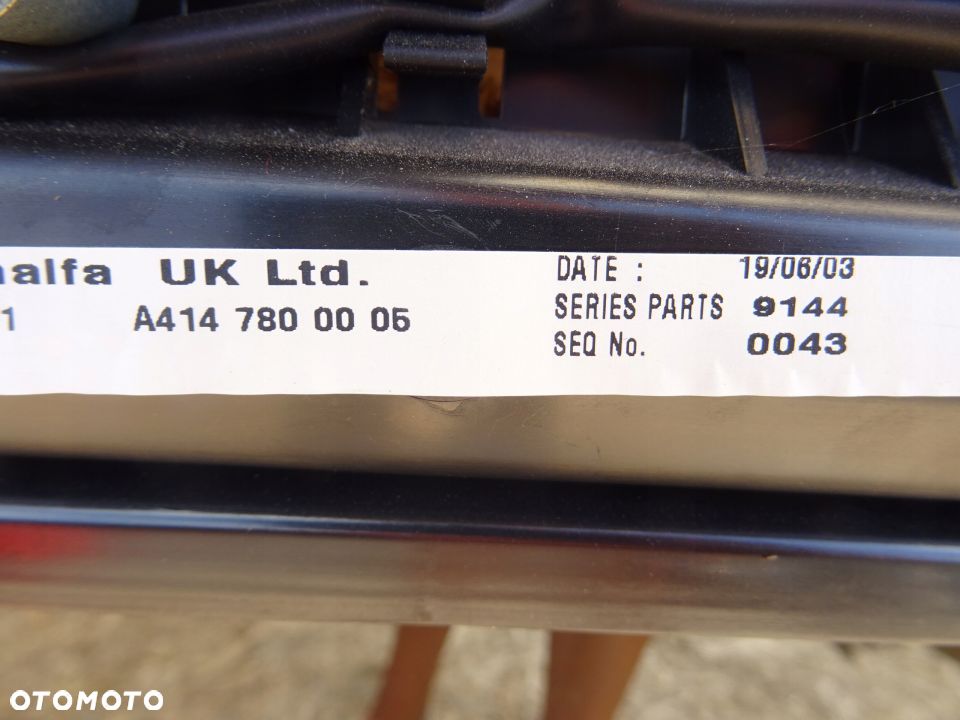 SZYBERDACH ELEKTRYCZNY MERCEDES VANEO 01-05 - 5