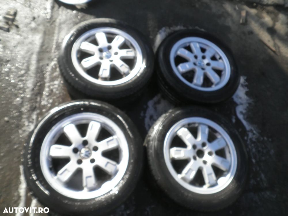 Jante 15" cu anvelope 185/60/15 VW Polo 6R 6R0601025E 5.5J ET38 - 1