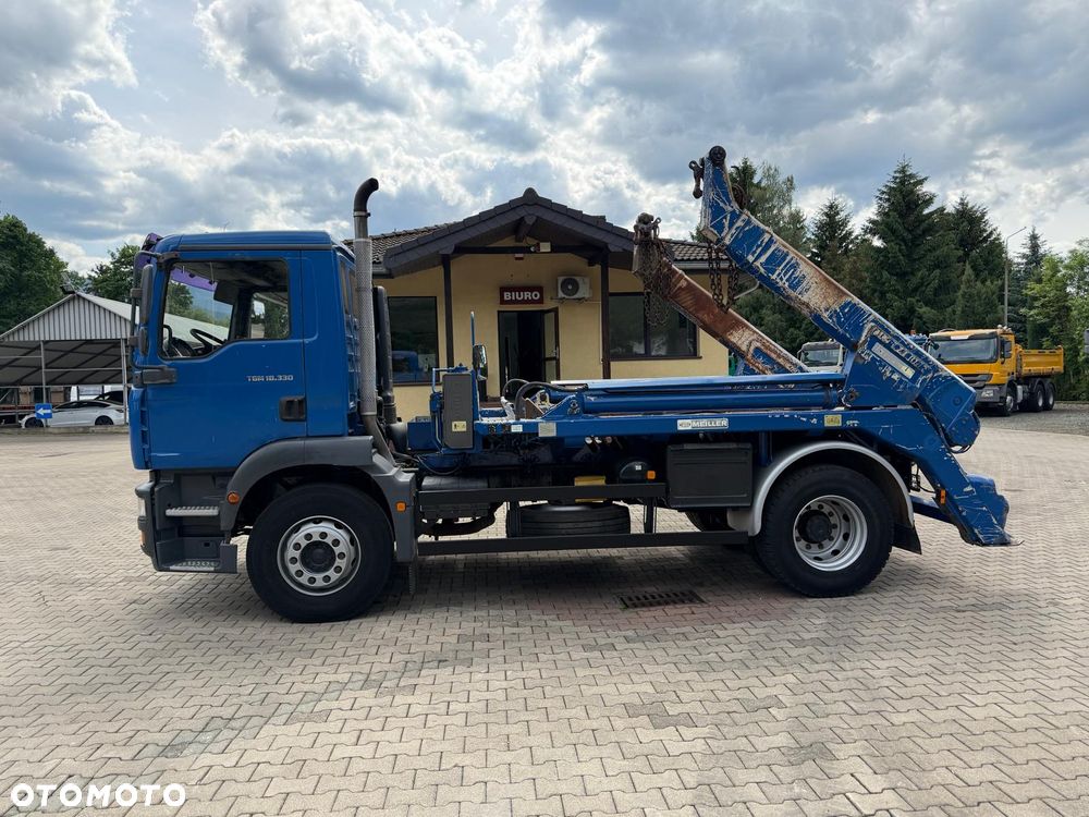 MAN 18.330 TGM bramowiec, MEILLER, 330 KM, manual, stare TACHO, 236 t.km.! - 5