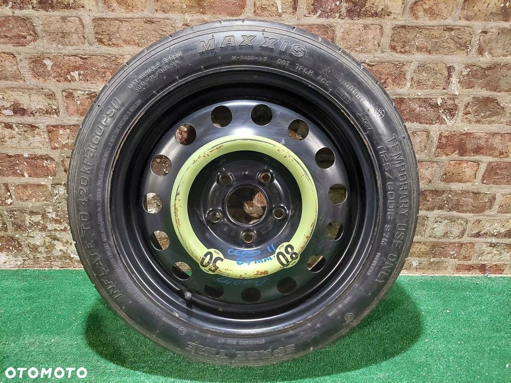 KOŁO DOJAZDOWE ZAPAS 125/80/16 5X114,3 67MM KIA CEED II - 1