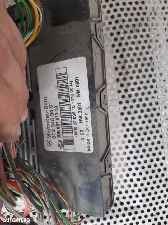 Panou Sigurante Modul Confort SAM Mercedes E Class W203 Cod 0025459401 - 4