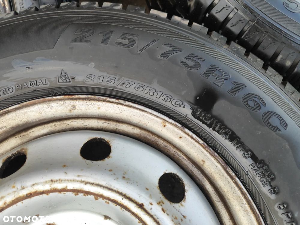Koła opony Ducato Boxer Jumper 215/75/16C całoroczne bieżnik 8-9 mm komplet Goodride AllSeasonMaster SW613 2022 rok 5x130 - 4
