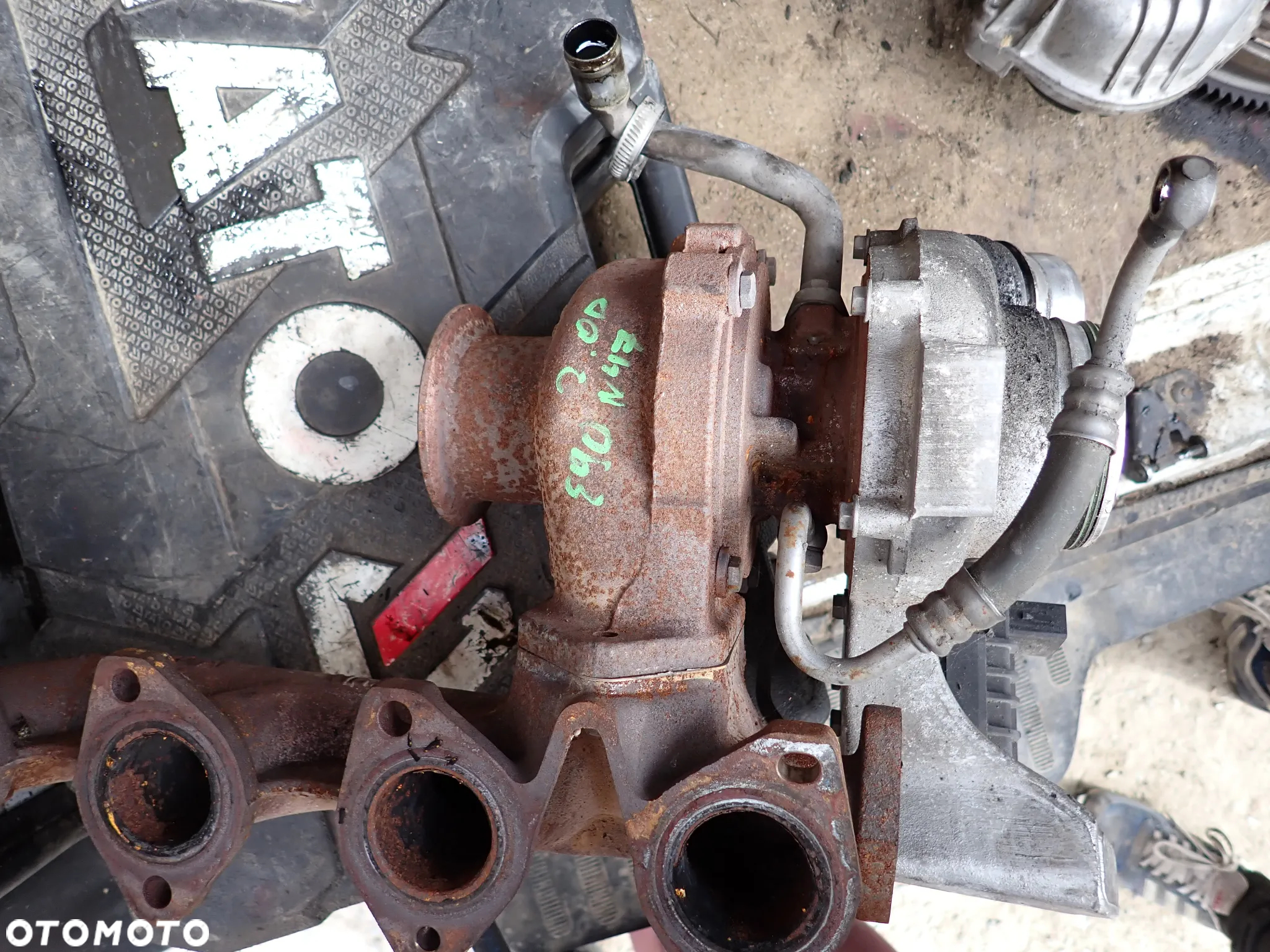 BMW E90 2.0D N47D20C SILNIK NA CZĘŚCI TURBINA 781018902 EGR SPRZĘGŁO KOLEKTOR - 2
