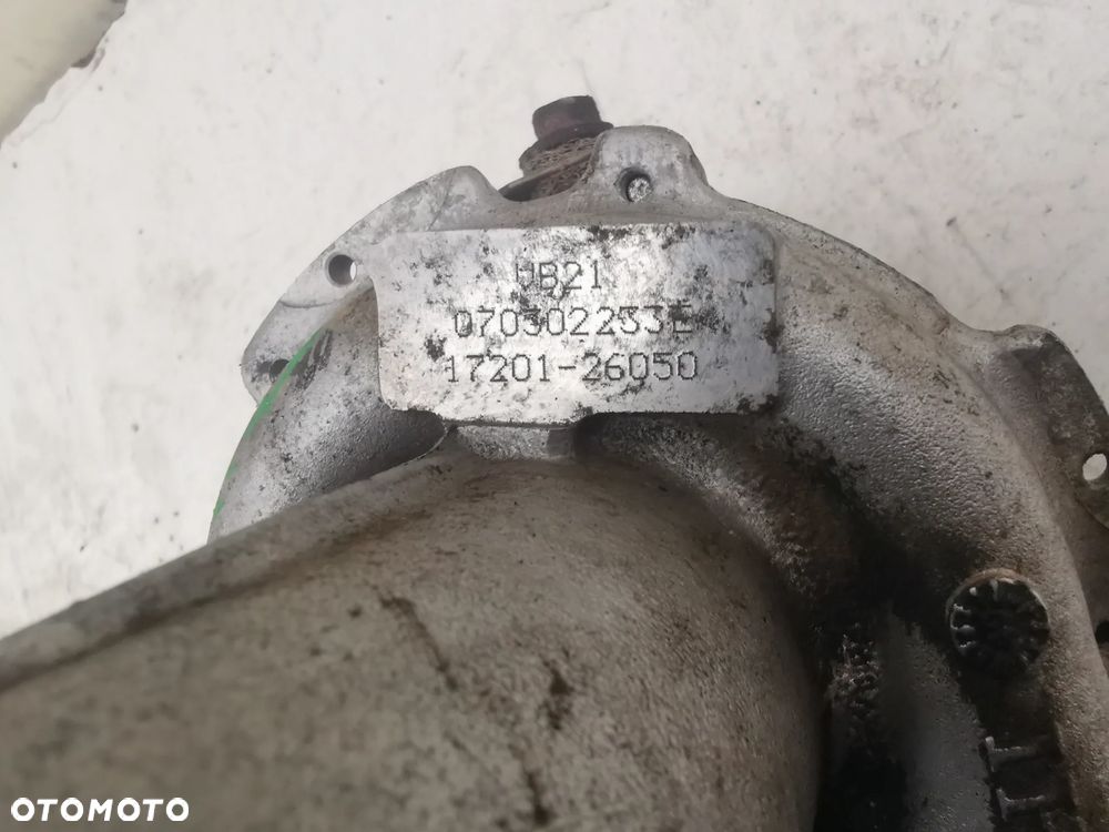 Turbi Turbosprężarka TOYOTA 2,0 D4D 1AD  VB21 17201-26050 Bez Luzu - 3