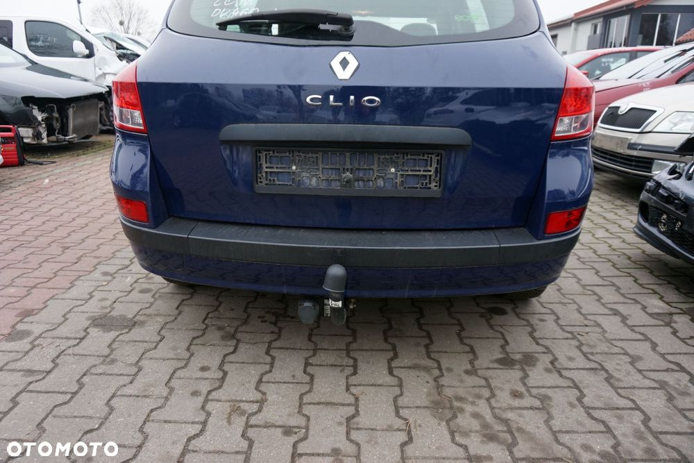 ZDERZAK TYLNY CLIO III PH1 KOMBI OV460  GRANATOWY RENAULT 2005-2009 - 1