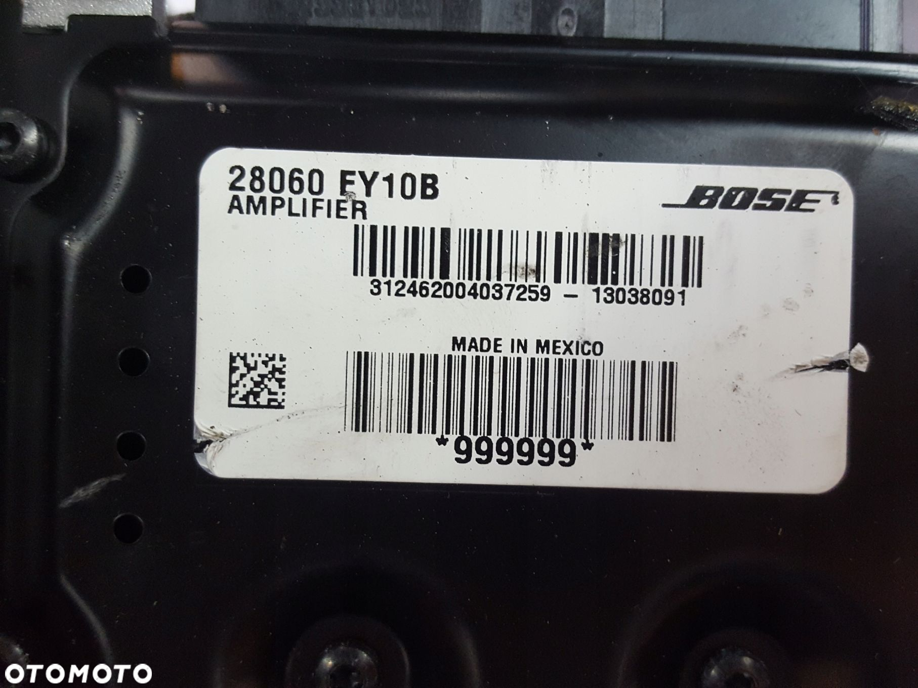 NISSAN QASHQAI I J10 LIFT 10-13r GŁOŚNIKI BOSE WZMACNIACZ SUBWOOFER - 5