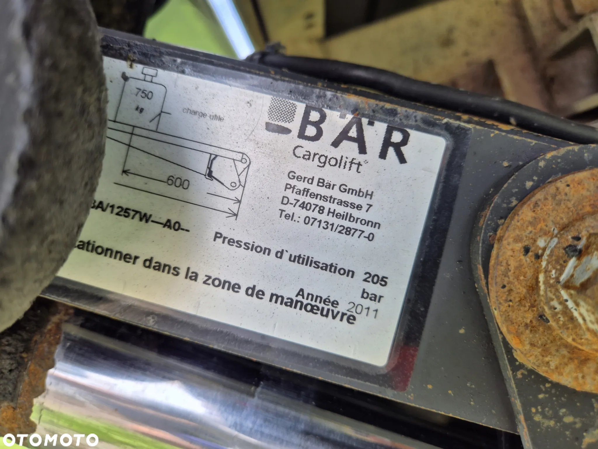 Kontener 8 palet winda 750kg Bar, Regulowana szerokość podramówki, Master, Iveco, Ducato, Inne - 8