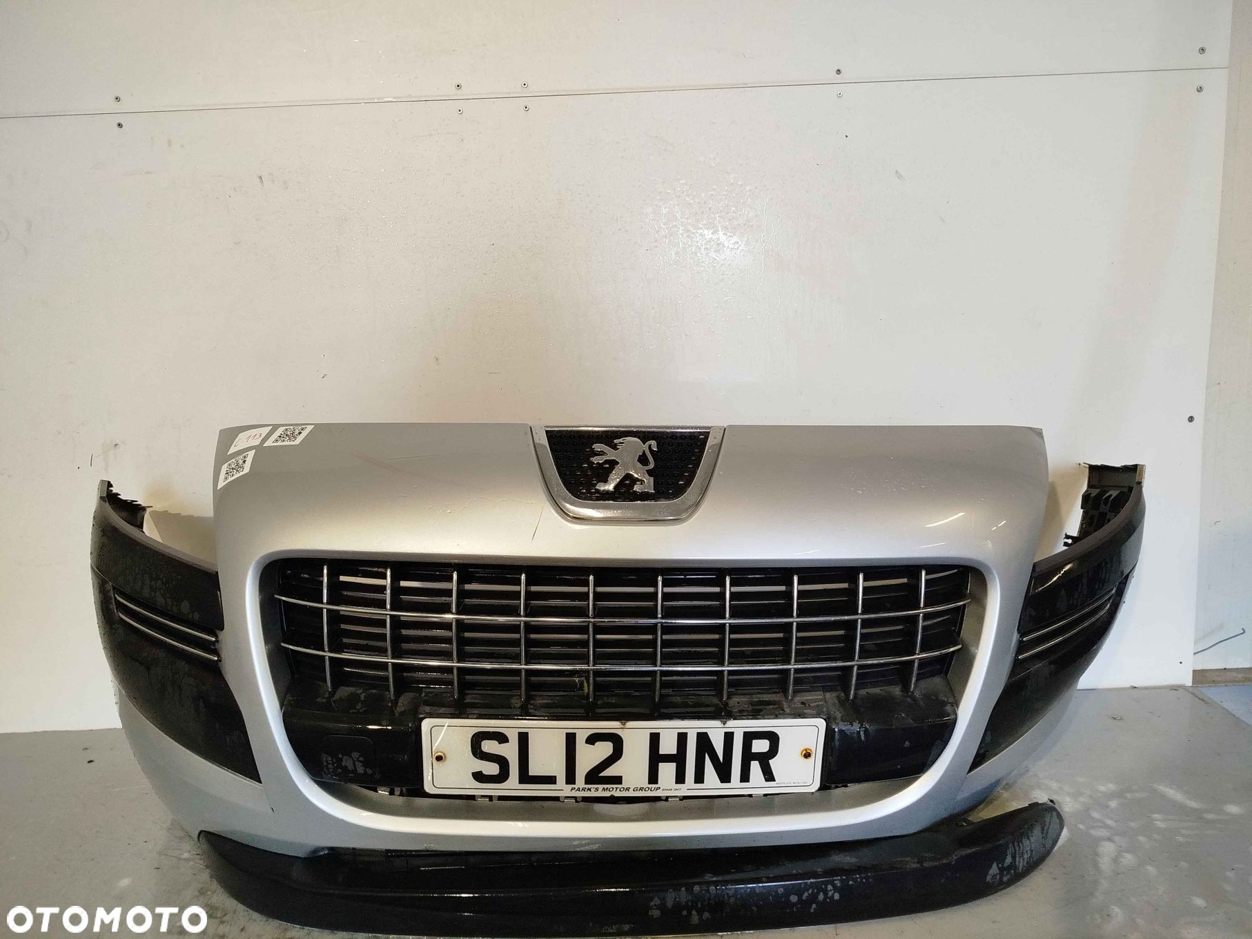 @ ZDERZAK PRZÓD PRZEDNI PEUGEOT 3008 EZRC SREBRNY - 1