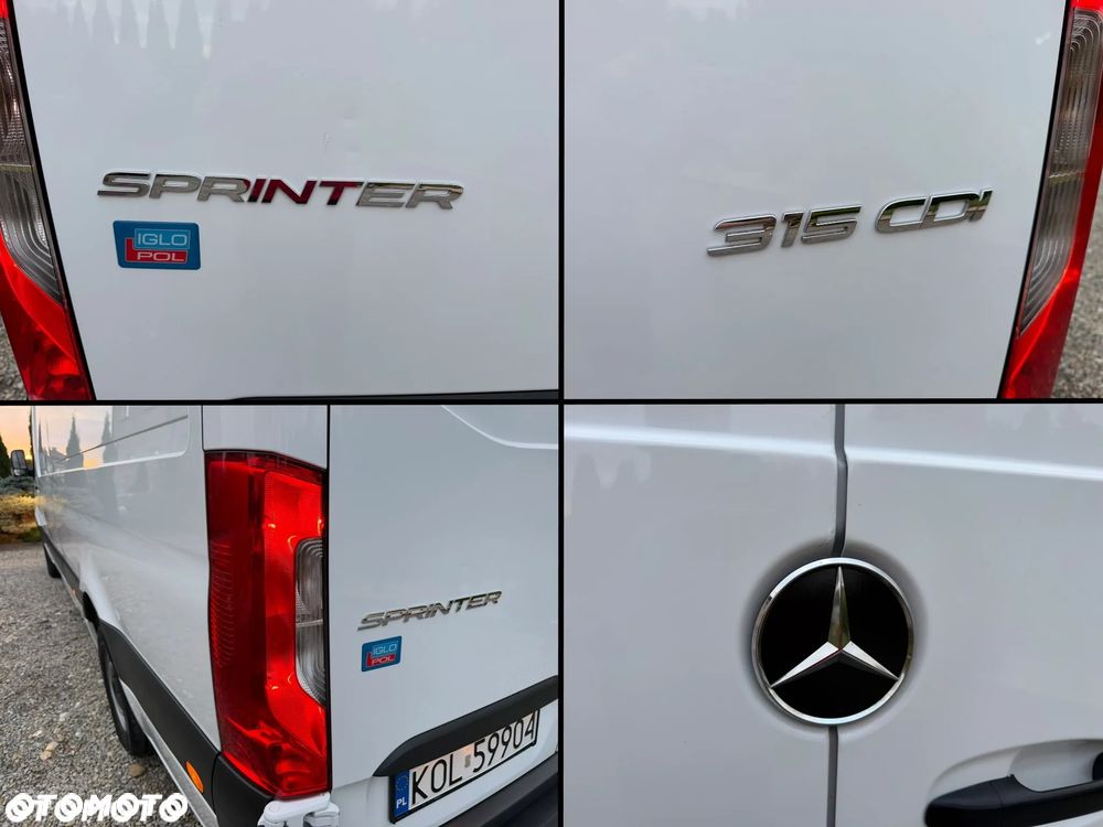 Mercedes-Benz Sprinter 315 Long PIĘKNY Webasto L3H2 Automat Chłodzenie i Ogrzewanie -20 / +20 stopni Pierwszy właściciel - 21