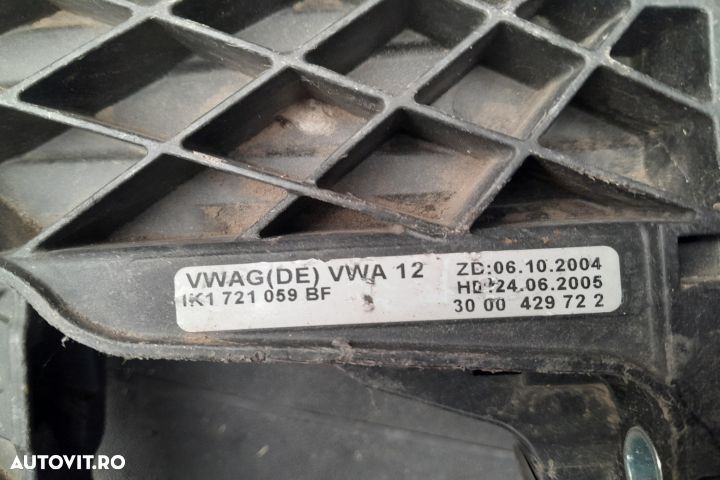 Pedala ambreiaj 1K1721059BF 1K1721059BF Volkswagen VW Golf 5 [2003 - - 4