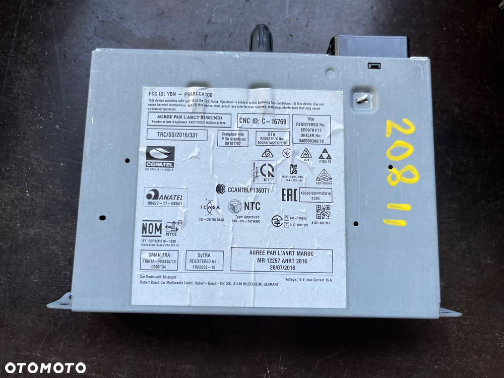 Radio Peugeot 208 II - 2