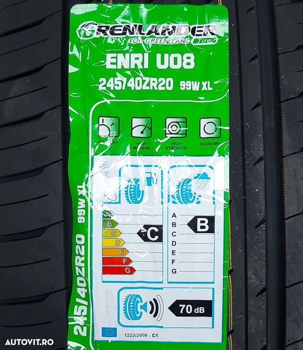 Anvelopa NOUA Vara 245/40 ZR20 Grenlander Enri U08 99W XL M+S - 3