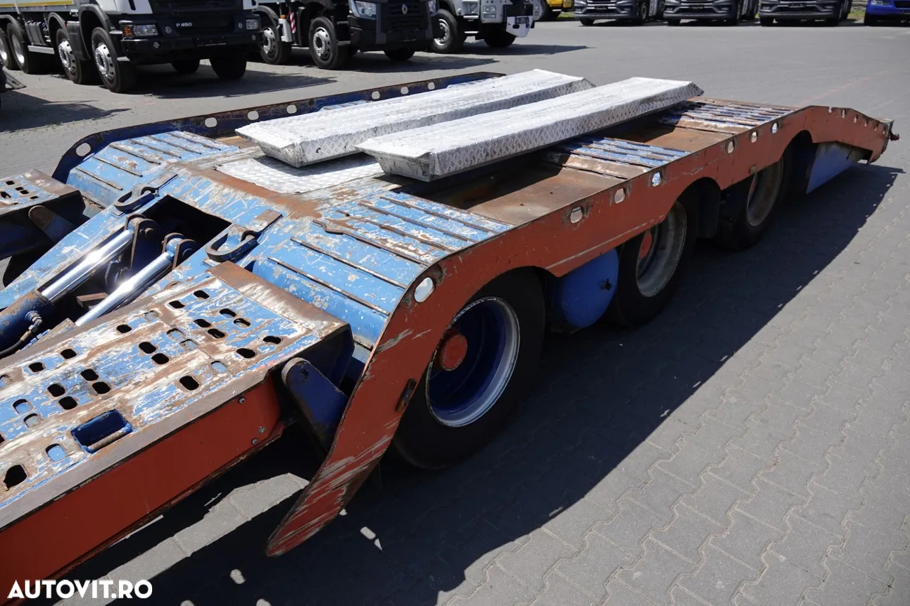 Alta VS-MONT/ VSAT11 / REMORCĂ / LOW LOADER / 17 M / PLATFORMĂ HIDRAULICĂ / TROLIU / SAF - 12