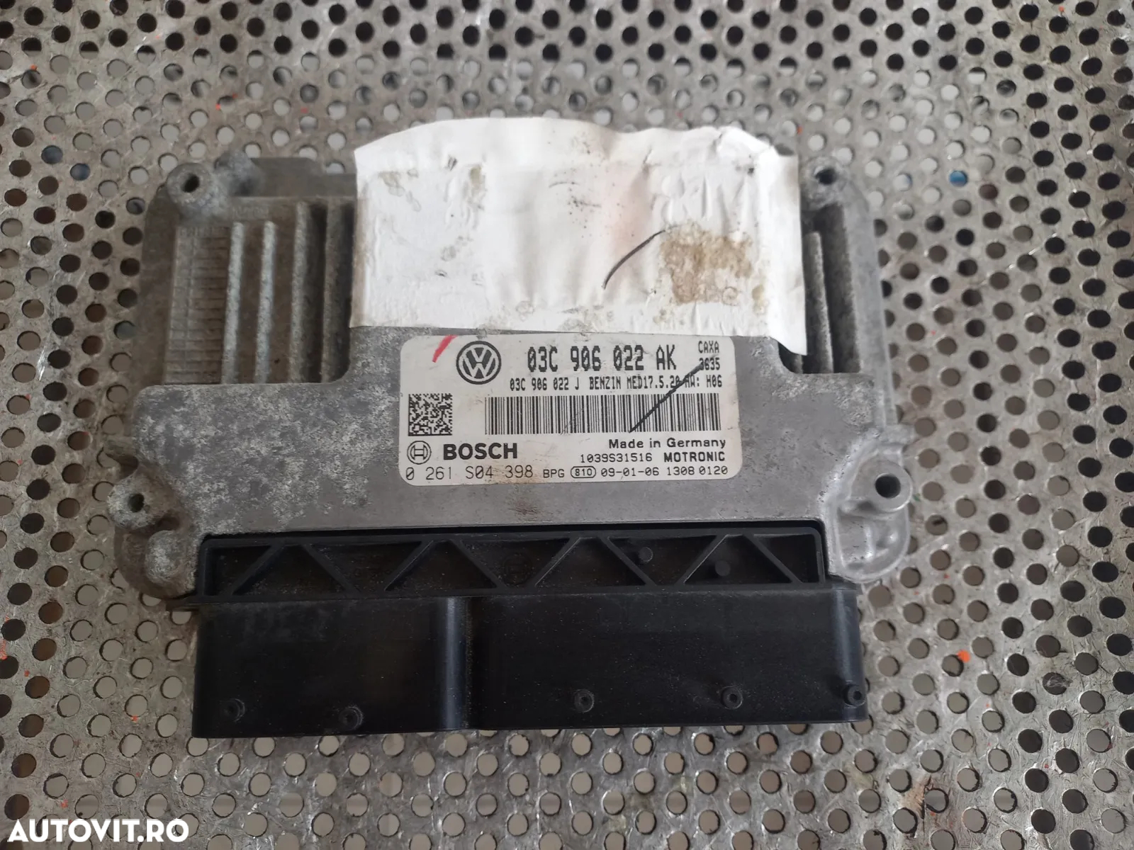 Calculator Motor ECU Vw Seat Skoda 1.4 Tsi Motor CAX Cod 03C906022AK Golf Jetta Touran Tiguan Caddy Etc. - 5