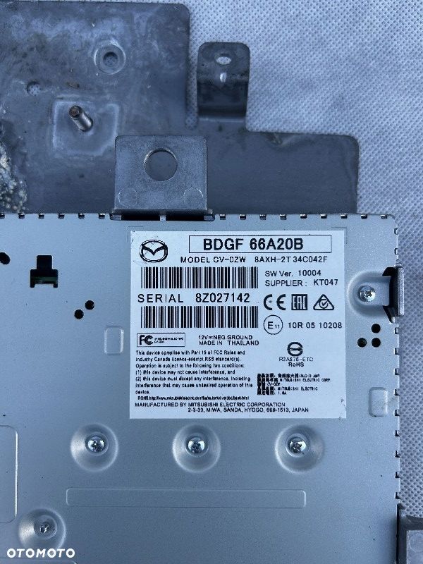WZMACNIACZ MODUŁ RADIA MAZDA3 3 BP 19-24R BDGF66A20B - 2
