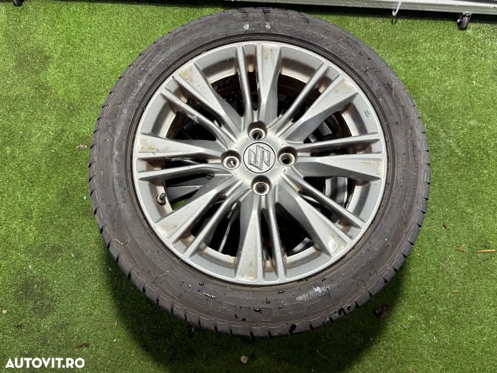 JANTE SUZUKI R16 / 4x100 / BALENO / 185/55 R16 /4324 / 16X6J / 68P6-660 /  + CAUCIUCURI (X3) - 2