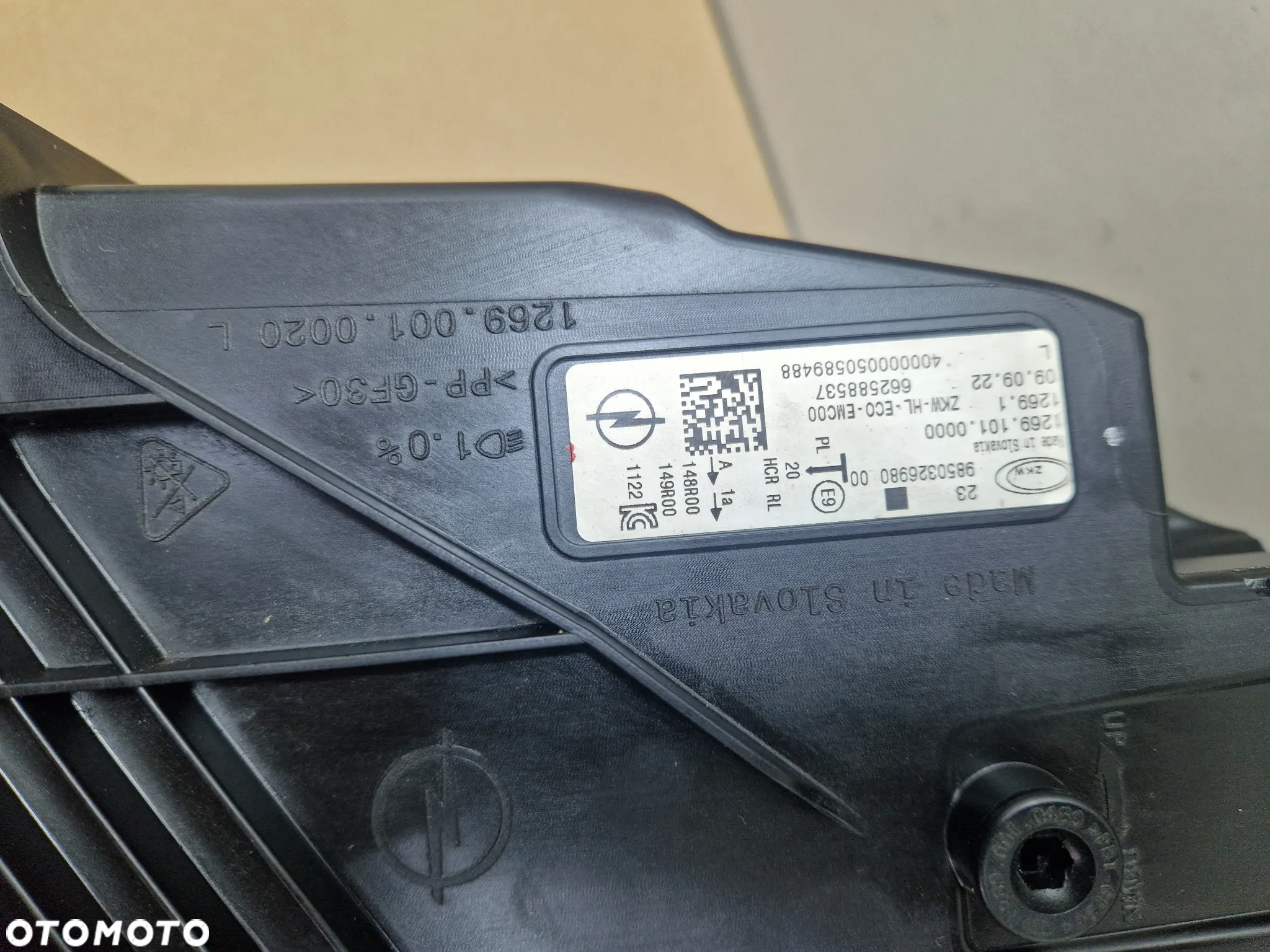 OPEL ASTRA 6 VI L 22-25 FULL LED LAMPA PRZÓD PRZEDNIA LEWA 9850326980 - 6