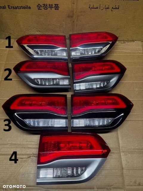 Lampy w klape Jeep Grand Cherokee