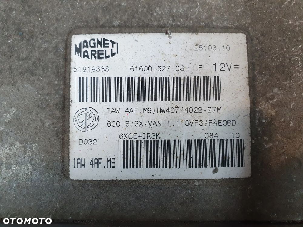 FIAT SEICENTO 04-10 1.1 KOMPUTER SILNIKA 51819338 POSIADAM 2 SZT - 4