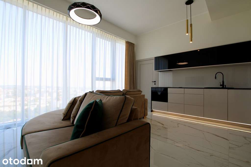 Apartament w Hanza Tower 26p. 3 pokoje 2 łazienki