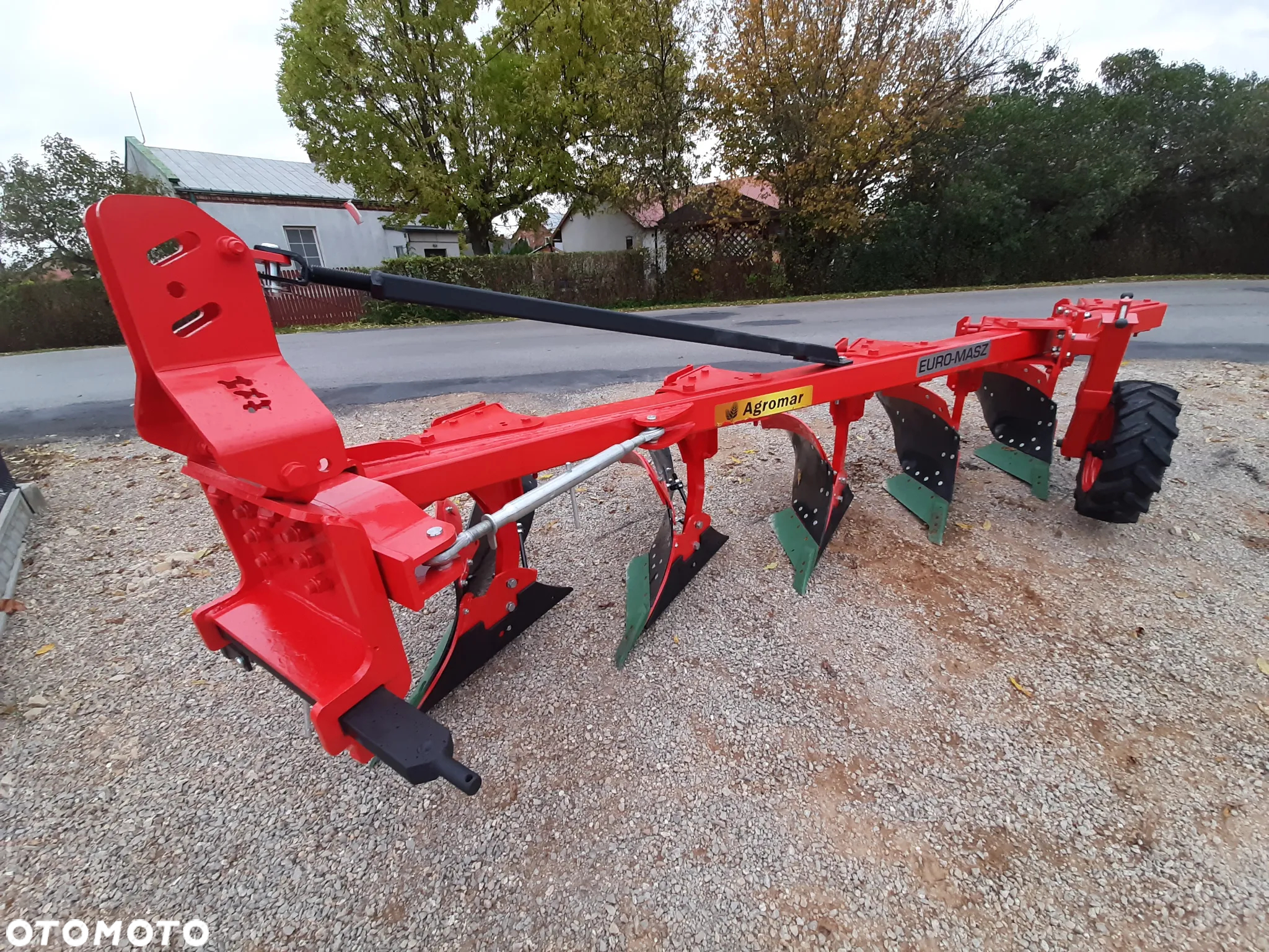 Pług zagonowy jednobelkowy 3/4/5+ skib EURO-MASZ / kverneland 18'' OD RĘKI transport zrywalny/śruba - 11