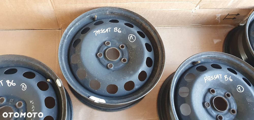 Felgi stalowe koła VW 5x112 6.5J ET50 16" R16 VW Passat B6 1K0601027A - 3