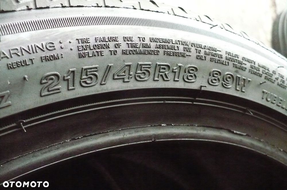 2x BRIDGESTONE Turanza T005A 215/45R18 5,8mm 6,9mm 2020 - 3