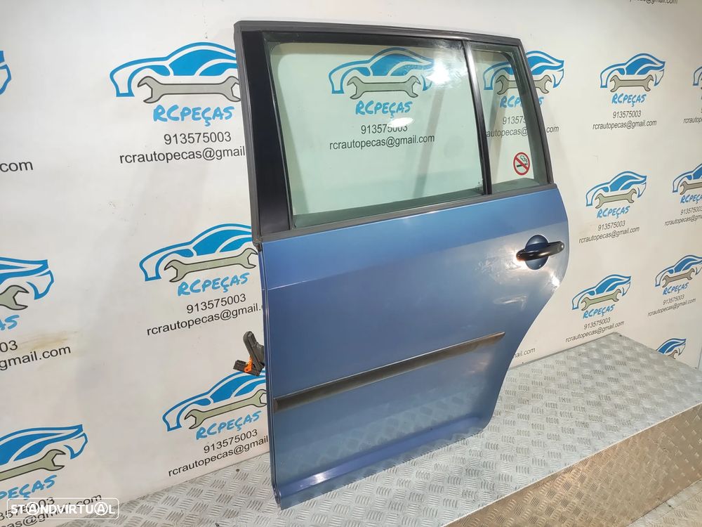 PORTA TRÁS TRASEIRA ESQUERDA VW VOLKSWAGEN TOURAN 2 II MK2 1T3 1T0833055S FECHO ELEVADOR MOTOR PUXADOR VIDRO - 2