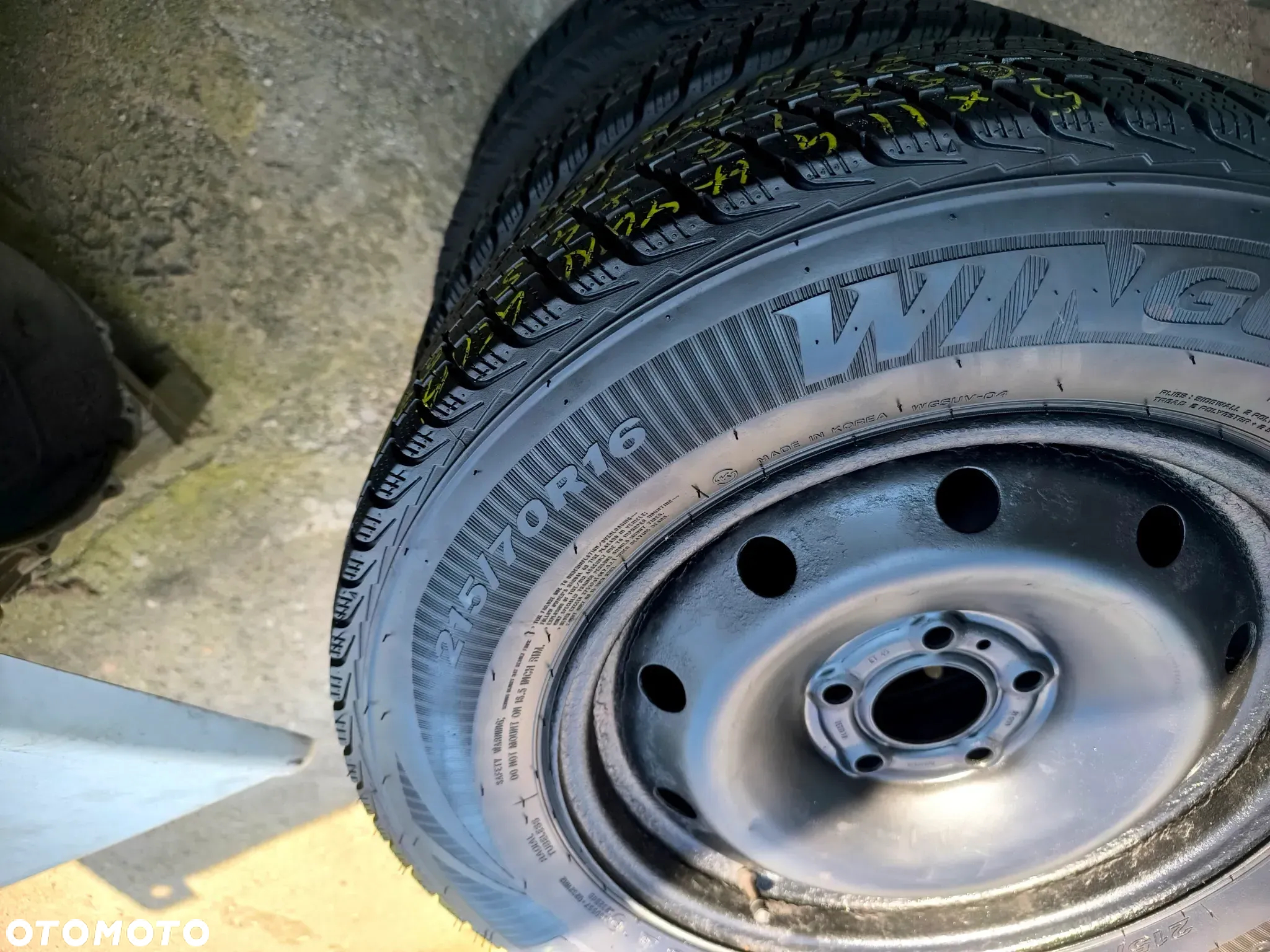 5x114,3 5x114 Felgi Stalowe Stal 16 Koła Zimowe Zima HYUNDAI ix35 Santa Fe Tucson Kia Sportage SORENTO Mitsubishi ASX Outlander Legnica ALU-RAD 215/70 5,5mm - 7